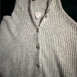 Isabel Marant Gray Ribbed Cardigan